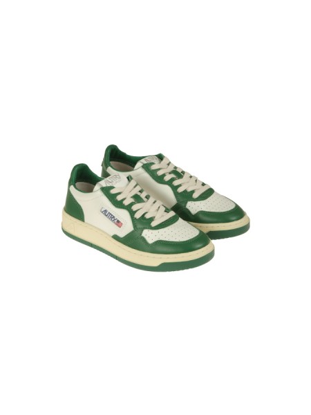 Sneakers Autry Medalist Bicolor Bianco/Verde