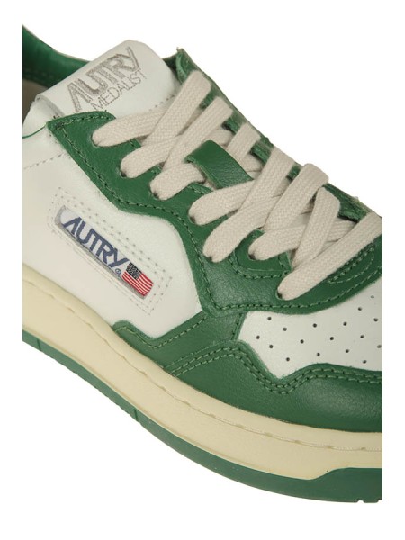 Sneakers Autry Medalist Bicolor Bianco/Verde