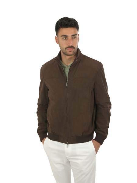 Bomber Gimo's in Camoscio Marrone