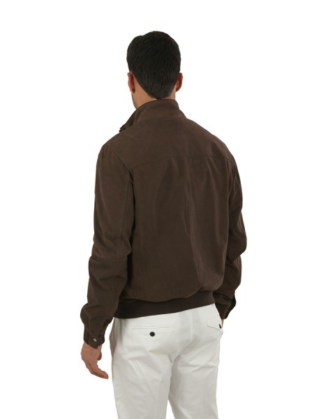 Bomber Gimo's in Camoscio Marrone