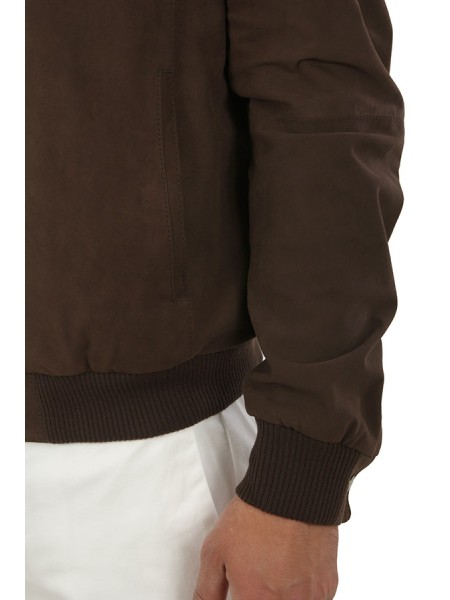 Bomber Gimo's in Camoscio Marrone