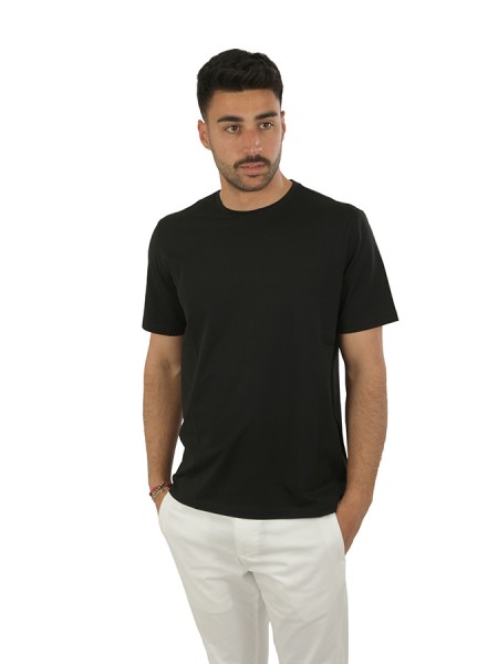 T-Shirt Herno in Cotone Superfine Blu