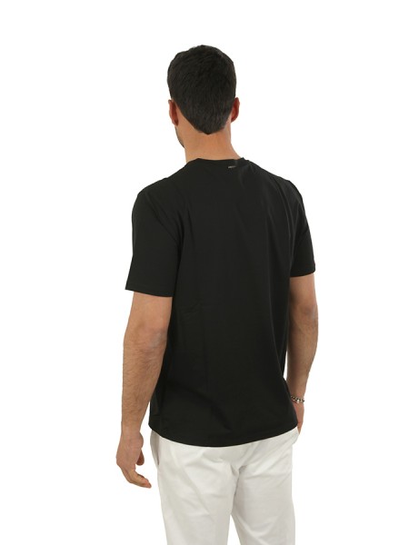 T-Shirt Herno in Cotone Superfine Blu