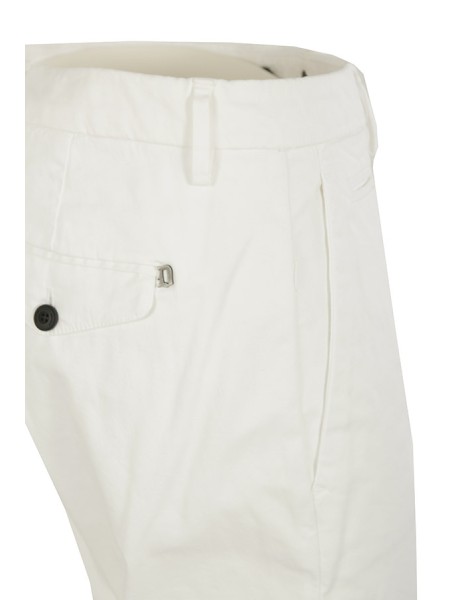 Pantalone DONDUP Joe Carrot in Bianco