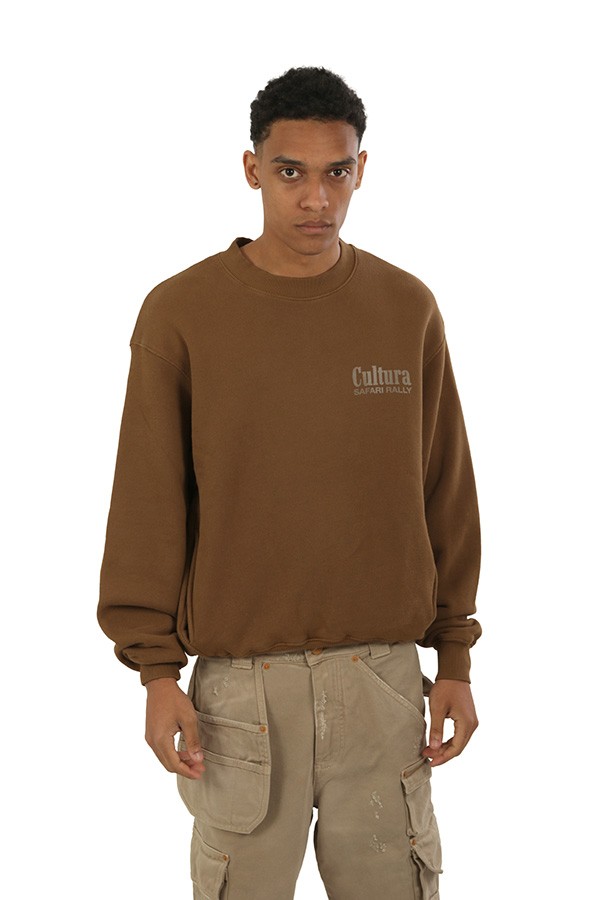 Felpa Cultura Marrone
