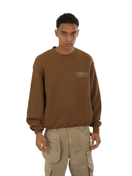 Felpa Cultura Marrone