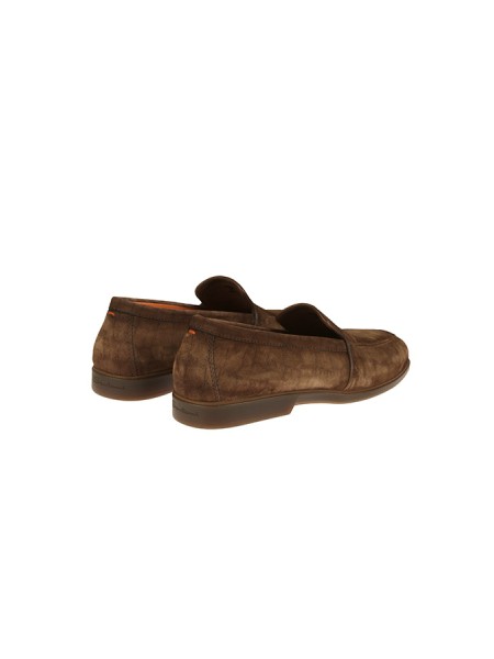 Scarpa Santoni Mocassino Marrone