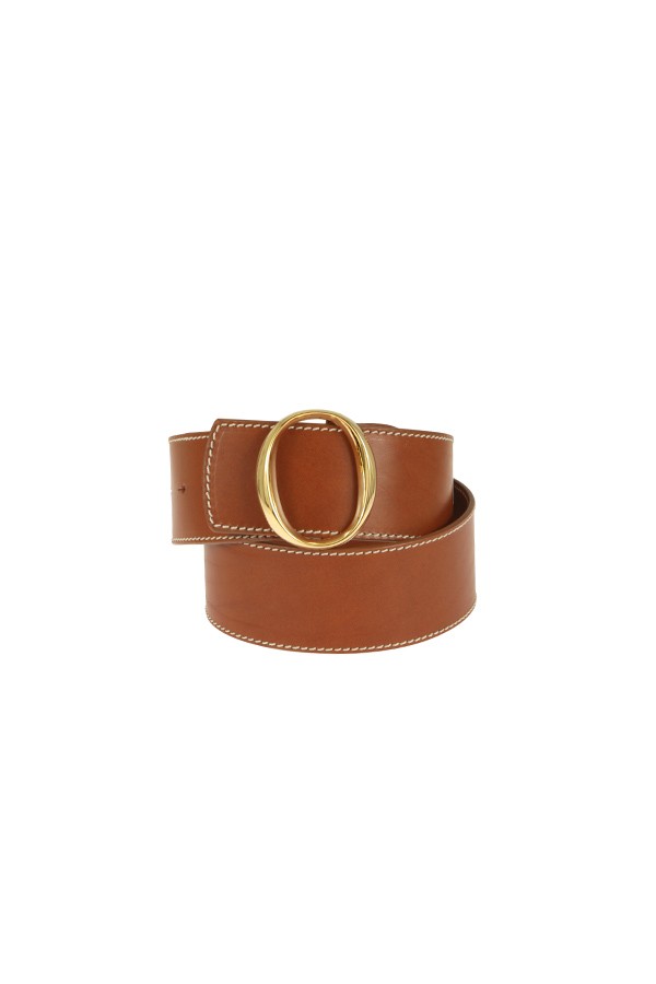 Cintura Orciani Monogram Bull Cuoio