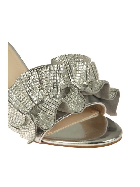 Scarpa Mule Dhabi Argento