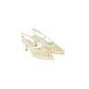 Scarpa Emanuelle Vee Slingback Bianco