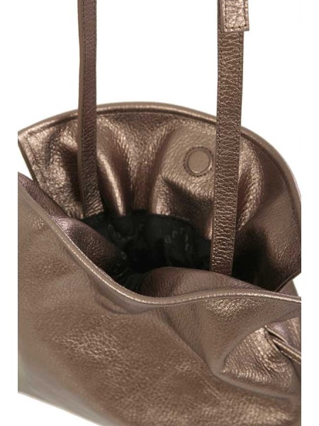 Borsa Arron in Pelle Bronzo