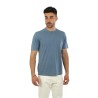 T-Shirt Drumohr Stone Wash Oceano