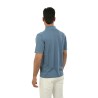 Maglia Drumohr Polo Frosted Oceano