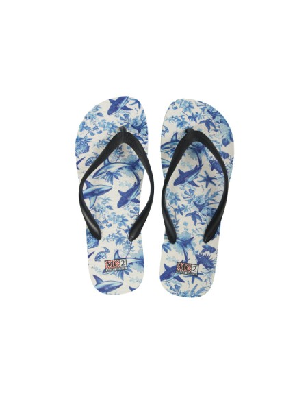 Scarpe MC2 Infradito Fantasia Blu