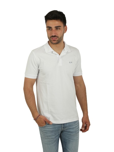 Maglia SUN68 Polo Bianco