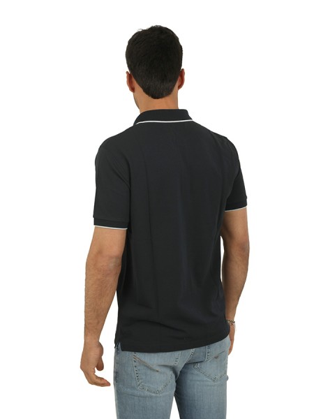 Maglia SUN68 Polo Blu Navy