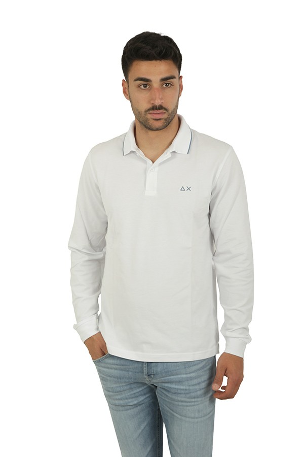 Maglia SUN68 Polo Bianco