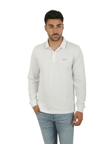 Maglia SUN68 Polo Bianco
