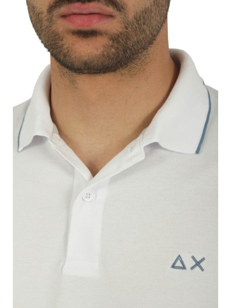 Maglia SUN68 Polo Bianco