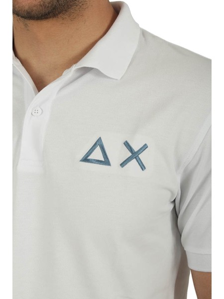 Maglia SUN68 Polo Bianco