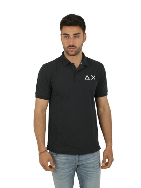 Maglia SUN68 Polo Blu Navy