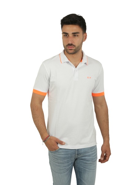 Maglia SUN68 Polo Bianco