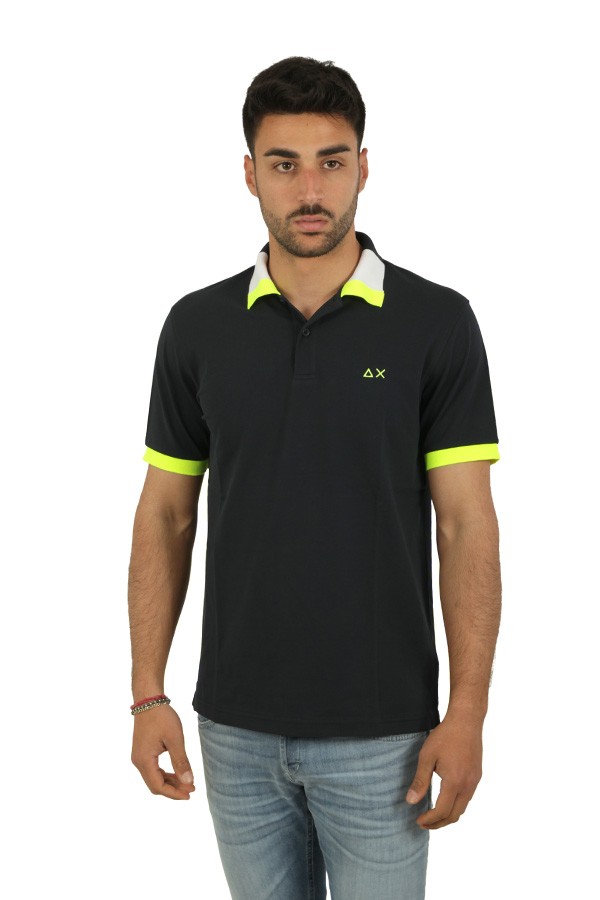 Maglia SUN68 Blu Navy