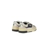 Sneakers Autry Clc Low in Pelle e Suede Bianca e Blue Space