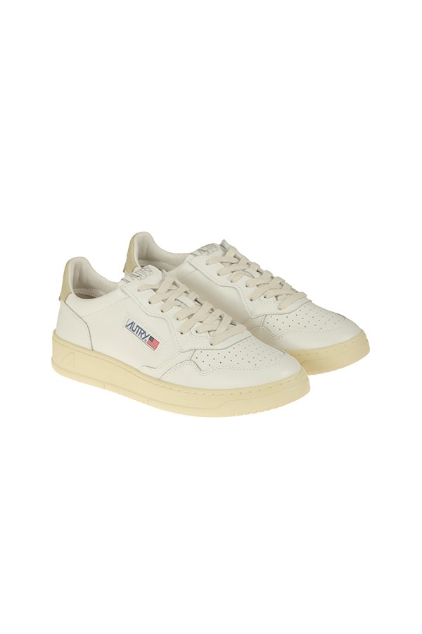 Sneakers Autry Dallas Low in Pelle Bianco/Tidfoam