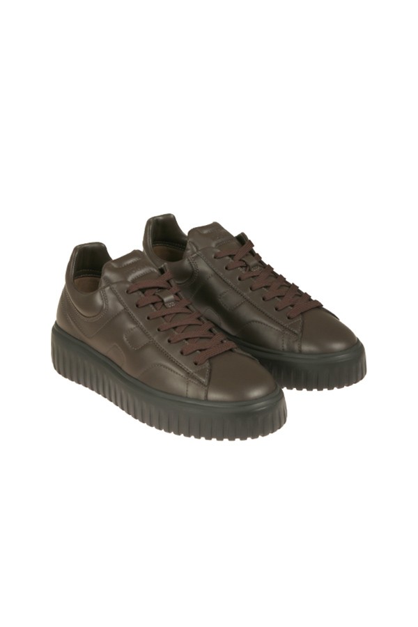 Sneakers Hogan H-Stripes Marrone