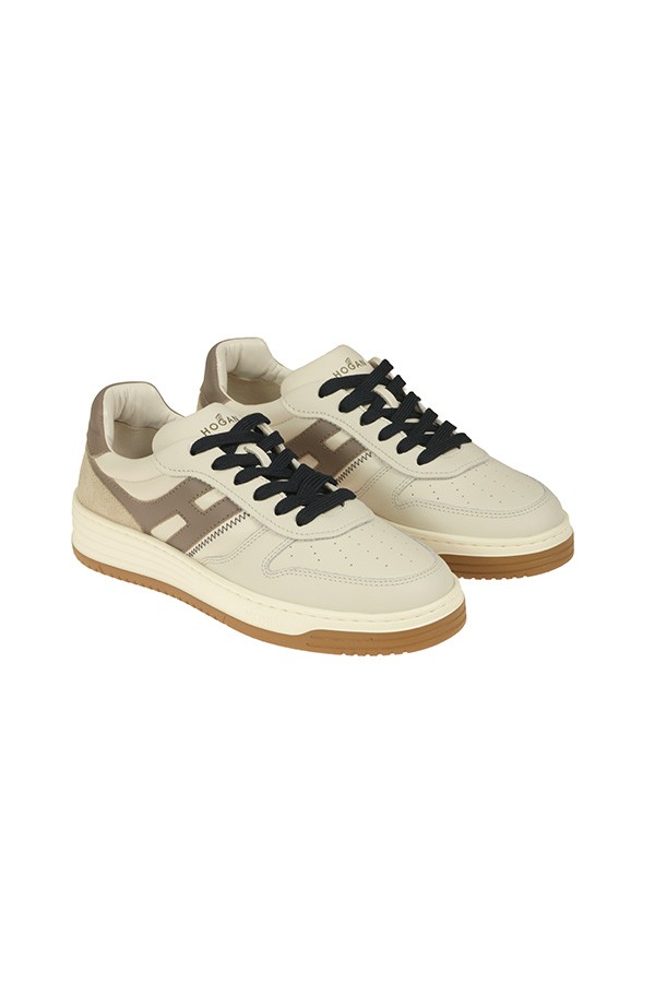 Sneakers Hogan H-630 Avorio/Marrone