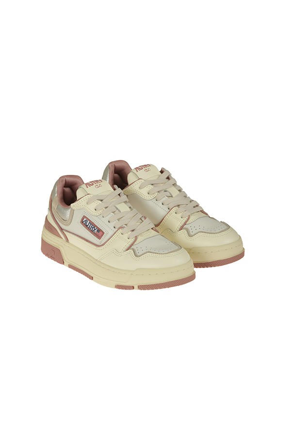 Sneakers Autry CLC Low Bianco/Rosa