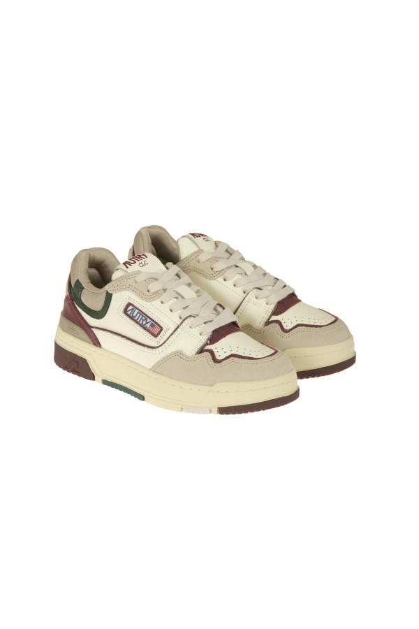 Sneakers Autry CLC Low Bianco/Bordeaux