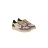 Sneaker Autry Medalist Low Super Vintage Bianco/Lilla/Nero