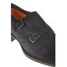 Scarpa Santoni Doppia Fibbia Blu
