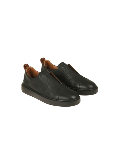 Scarpa Santoni Slip-On Nero