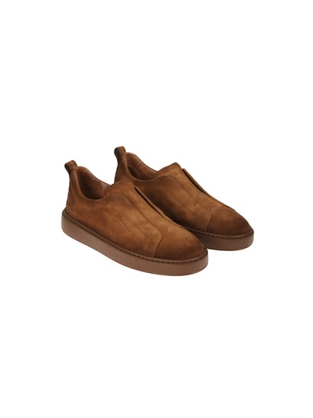 Scarpa Santoni Slip-On Cuoio