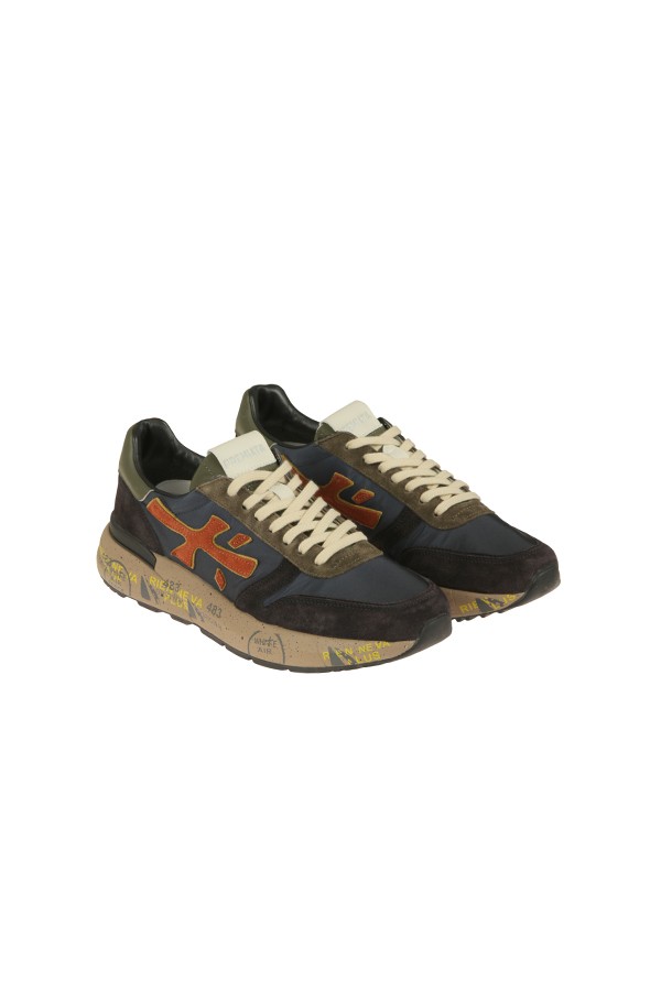Sneakers Premiata Mick Blu/Arancio