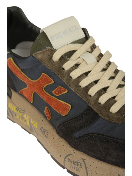 Sneakers Premiata Mick Blu/Arancio