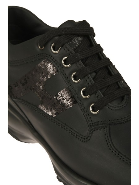 Sneakers Hogan Interactive H-Micropaillettes Nero
