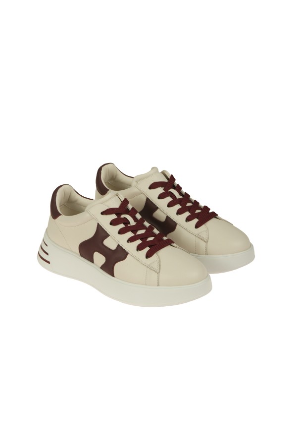 Sneakers Hogan Rebel Avorio/Bordeaux