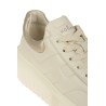 Calzature sneakers h-stripes Avorio tomaia in nappa dettagli in nappa metallizzata soletta in memory foam 8 mm suola in eva