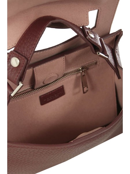 Borsa Orciani Sveva Small Bordeaux
