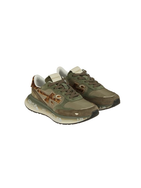 Sneakers Premiata Lauryn Verde/Leopard