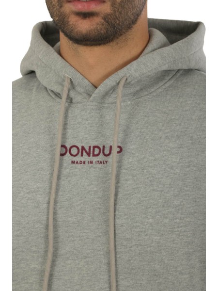 Felpa Dondup girocollo Grigio Chiaro