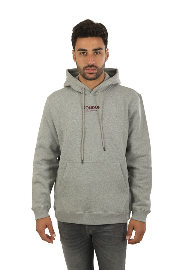 Felpa Dondup girocollo Grigio Chiaro