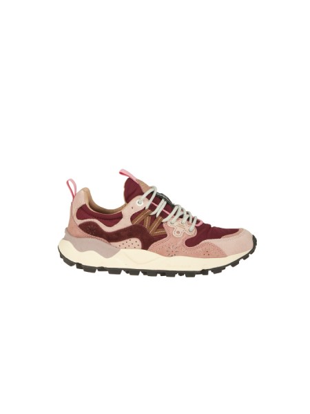 Sneakers Flower Mountain YAMANO 3 Rosa/Bordeaux