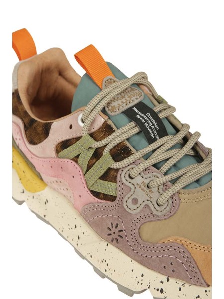 Sneakers Flower Mountain YAMANO 3 Grigio/Cipria