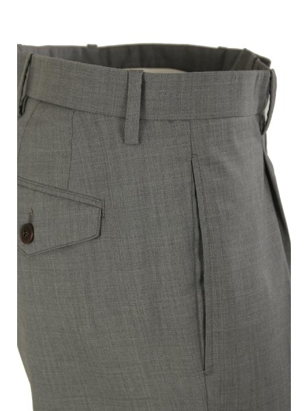 Pantalone Hindustrie new chino tropical extrafine Grigio Melange