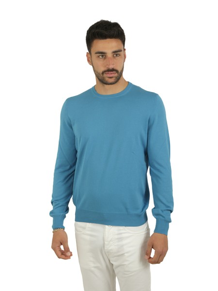 Maglia Gran Sasso Girocollo Blu Navy